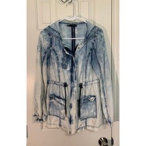 S Maurices Acid Wash Lightweight Jacket